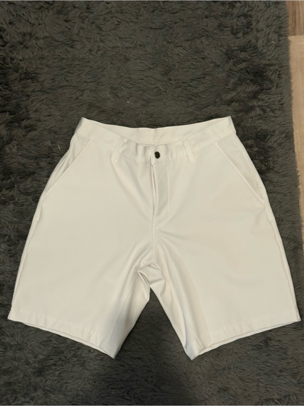 State and Liberty Athletic Fit Shorts - 31” waist - White